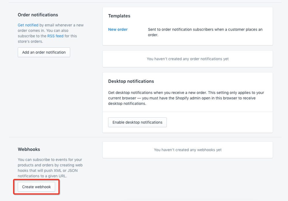 delivery confirmation shopify configure