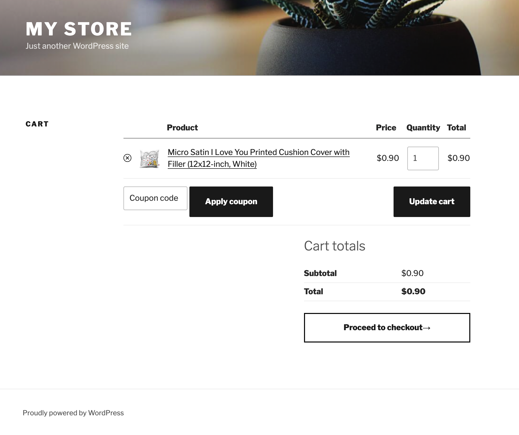 Woocommerce View Cart.